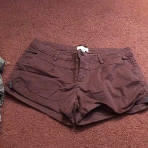 Light maroon shorts